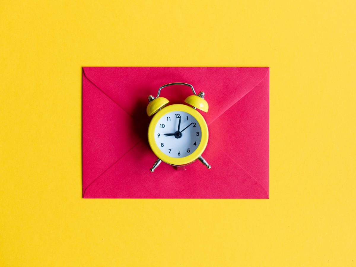 Acknowledgment letter sent on time