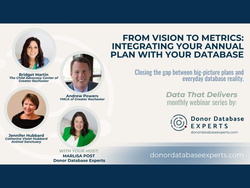 Webinar: Integrating Your Annual Plan With Your Database